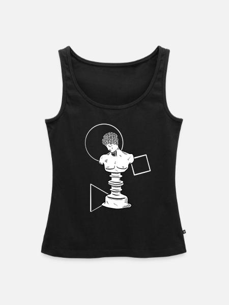 Antik - Frauen Premium Organic Tank Top - Schwarz