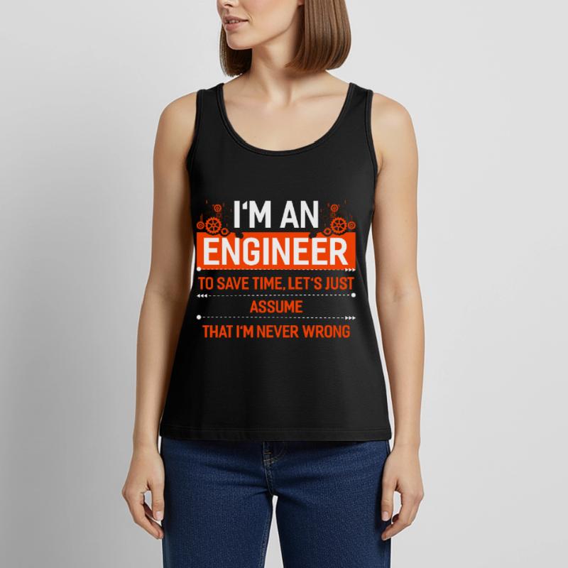 Engineer mechanical engineering electrical engineering gift Women’s Premium Organic Tank top