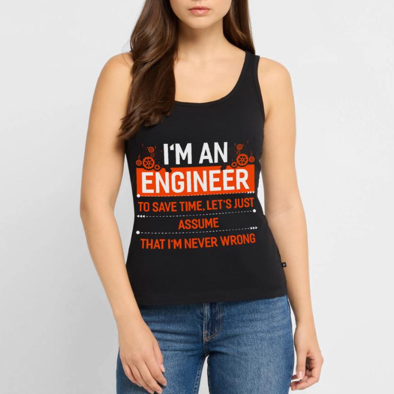 Engineer mechanical engineering electrical engineering gift Women’s Premium Organic Tank top