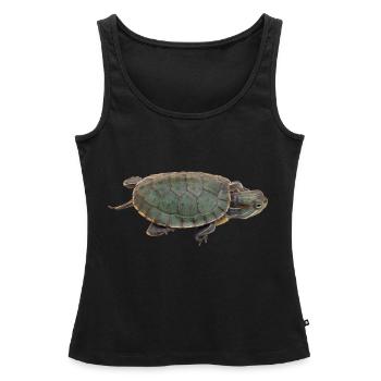 turtle schildkroete tiere animals4 - Frauen Premium Organic Tank Top - Schwarz - Vorne - AI Model Female 172 light (172cm)