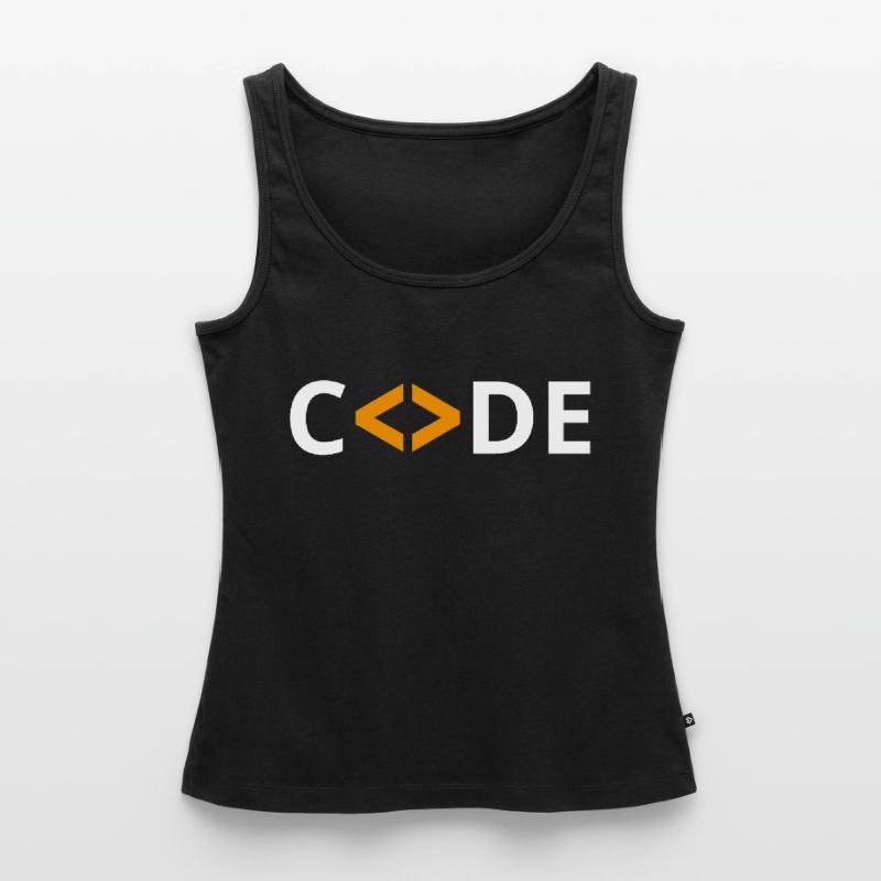 Programmeur de code HTML Développeur PHP Débardeur bio Premium Femme