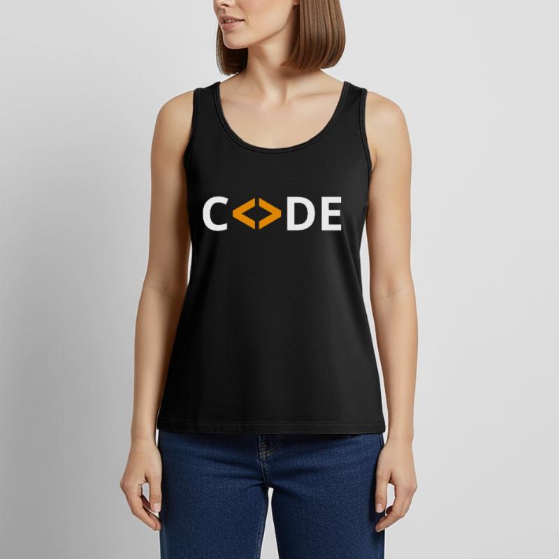 Programmeur de code HTML Développeur PHP Débardeur bio Premium Femme