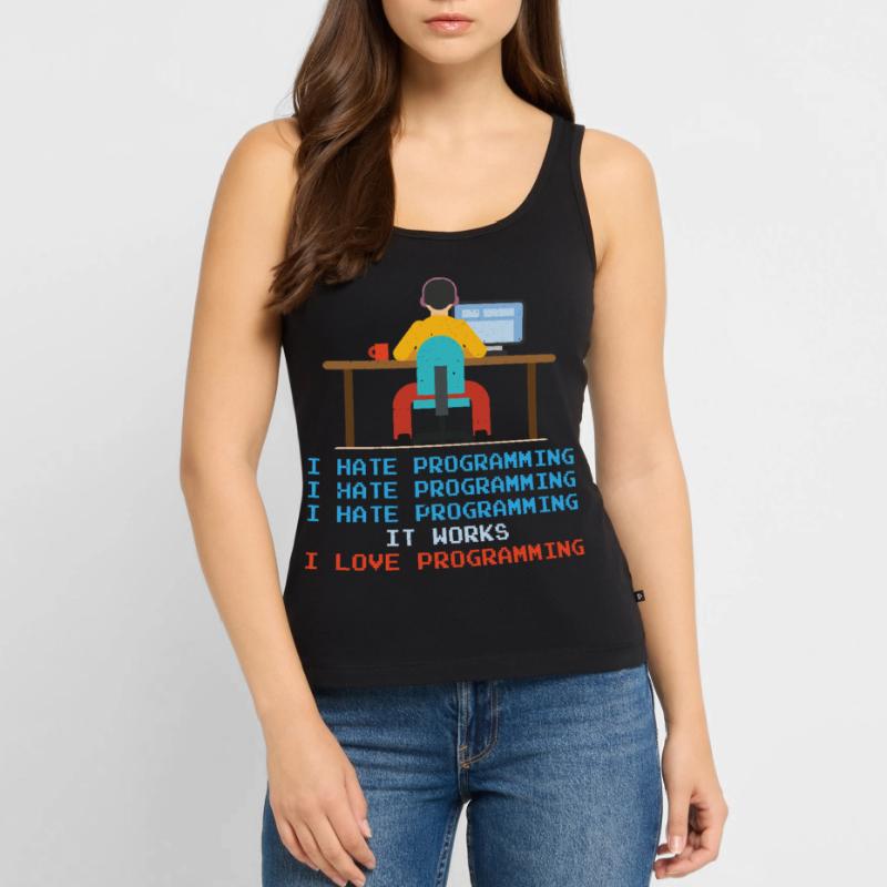 Programmer - I Hate Programming Women’s Premium Organic Tank top