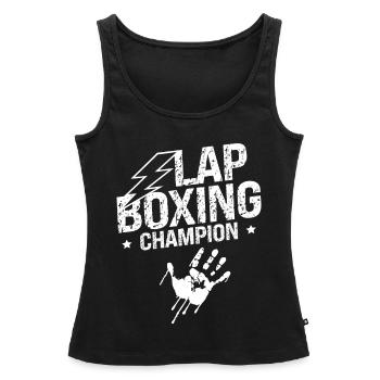 Slapboxing Slapboxing Sparring Kampfsport - Frauen Premium Organic Tank Top - Schwarz - Vorne - AI Model Female 172 light (172cm)