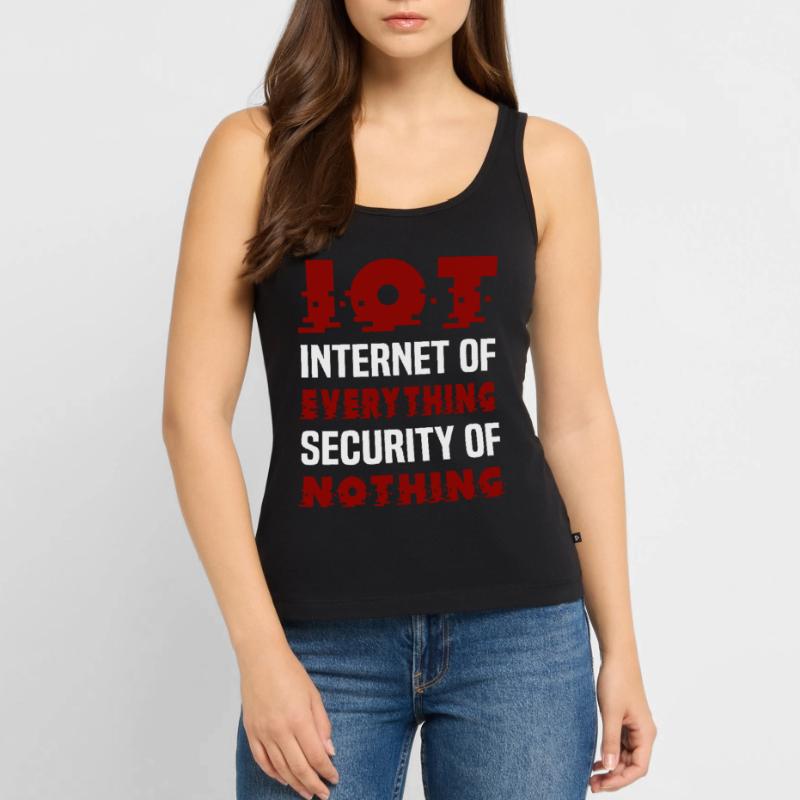 Internet Des Objets IOT Programmeur Admin IT Débardeur bio Premium Femme