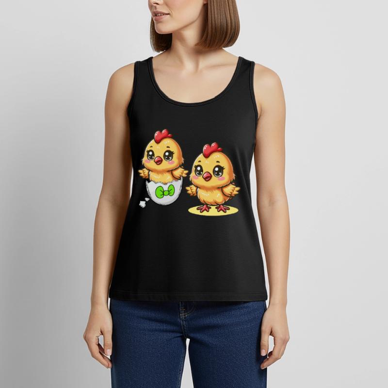 Chick Easter Egg Easter Eggs Chicken Eggs Easter Child Women’s Premium Organic Tank top