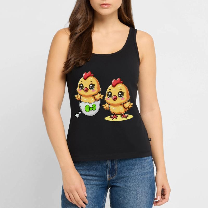 Chick Easter Egg Easter Eggs Chicken Eggs Easter Child Women’s Premium Organic Tank top