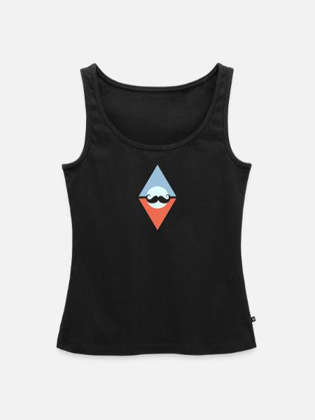 Bart Gentleman November - Frauen Premium Organic Tank Top - Schwarz