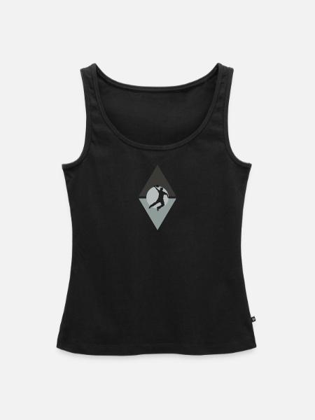 Cornhole Säcke - Frauen Premium Organic Tank Top - Schwarz