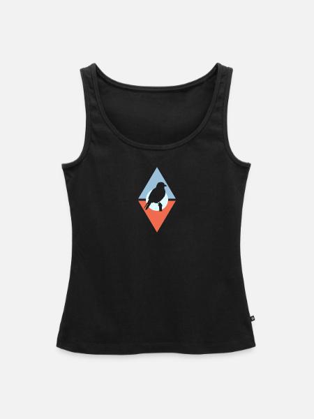 Sittich Tier Sittich - Frauen Premium Organic Tank Top - Schwarz