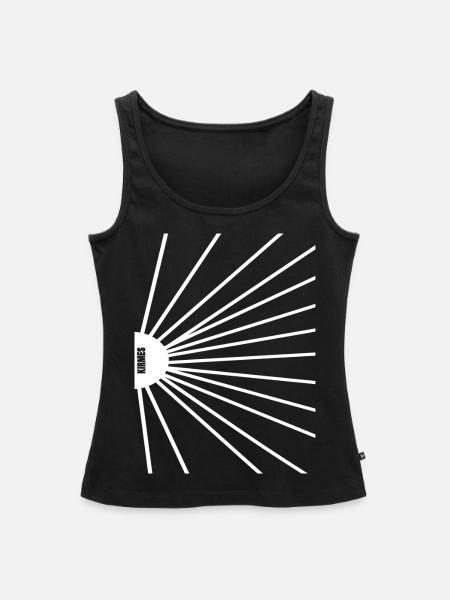 Riesenrad Speichen - Frauen Premium Organic Tank Top - Schwarz