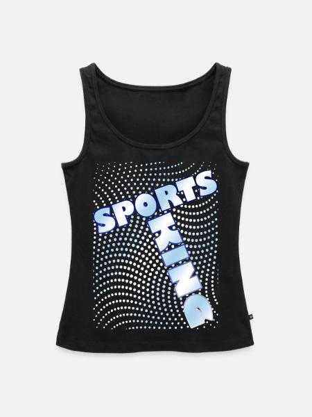 Sports - Frauen Premium Organic Tank Top - Schwarz