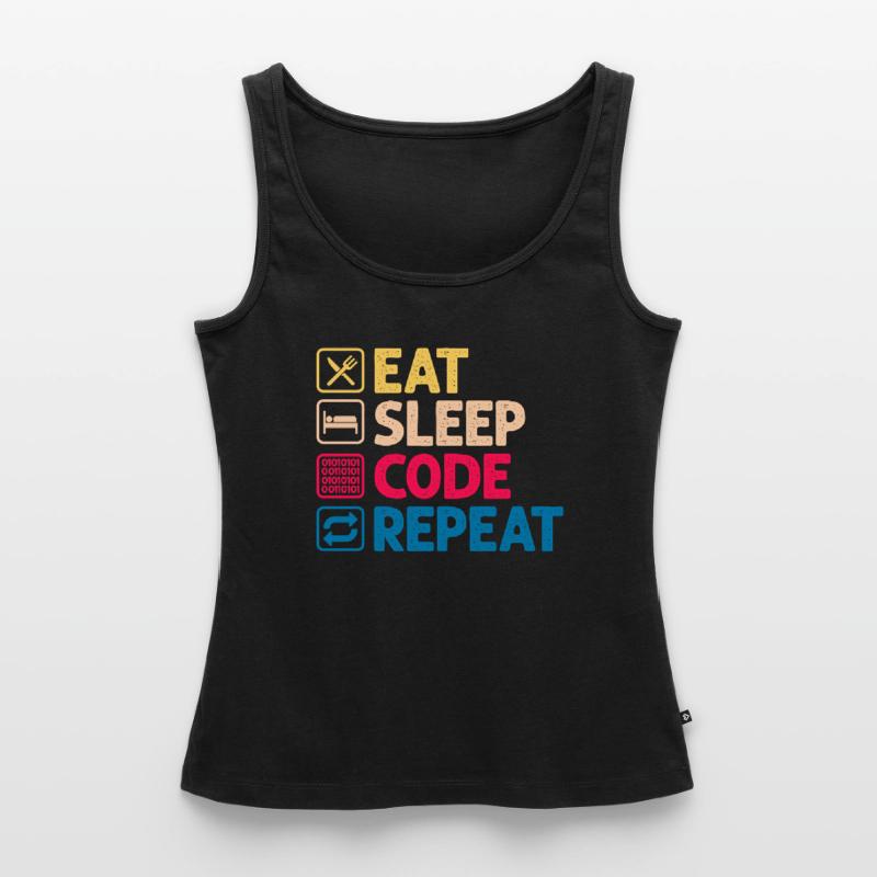 Programmierer Code Informatik Coder Geschenk Frauen Premium Organic Tank Top