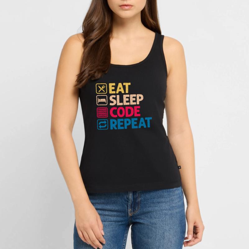 Programmierer Code Informatik Coder Geschenk Frauen Premium Organic Tank Top