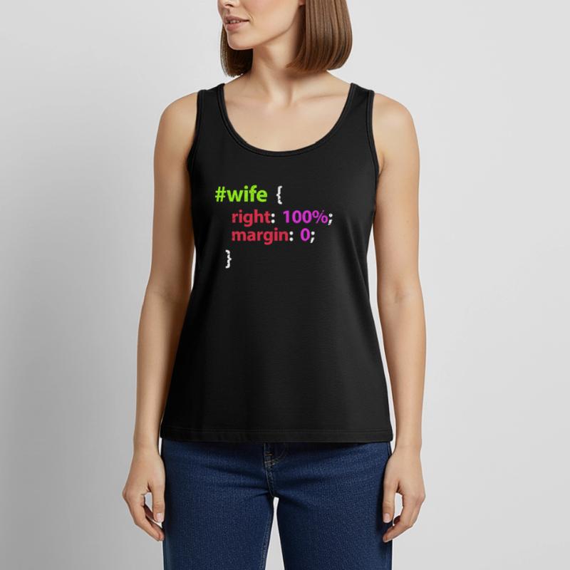 Programmierer Ehefrau Ehemann Code Informatik Frauen Premium Organic Tank Top