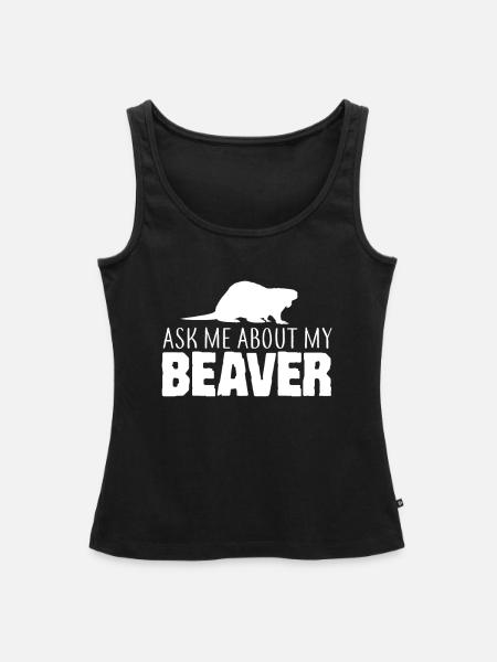 Biber - Frauen Premium Organic Tank Top - Schwarz