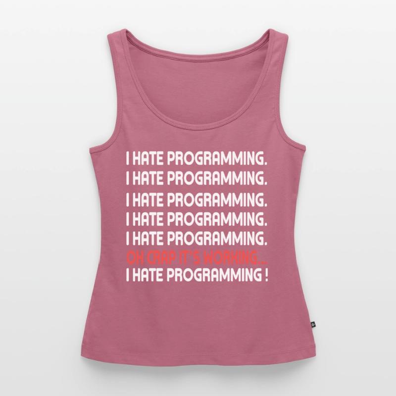 PC Programmieren Coden Programm Internet Computer Frauen Premium Organic Tank Top