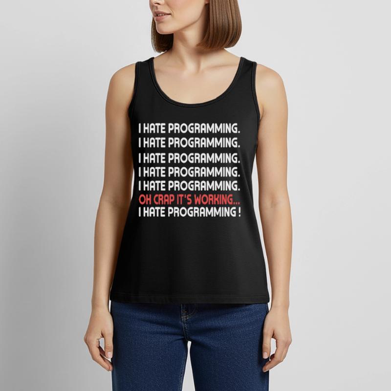 PC Programming Coding Program Internet Computer Women’s Premium Organic Tank top