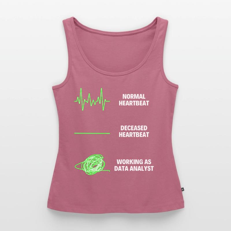 Data Analyst Data Analytics Worker Web Developer Women’s Premium Organic Tank top