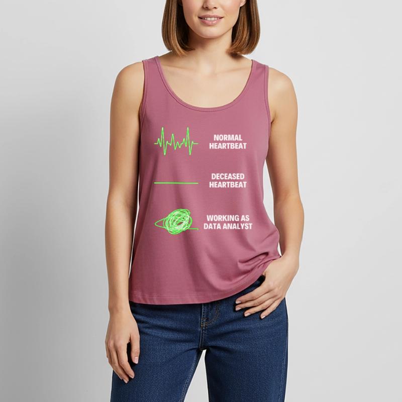 Data Analyst Data Analytics Worker Web Developer Women’s Premium Organic Tank top