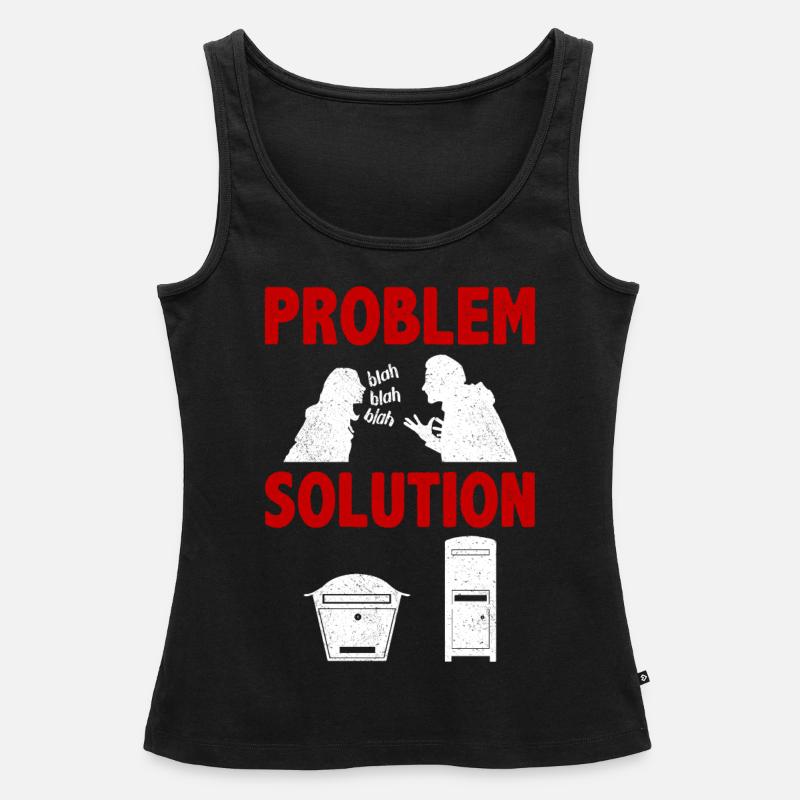 Letter Boxing Wide-Screen Film Problem Solution - Women’s Premium Organic Tank top - black