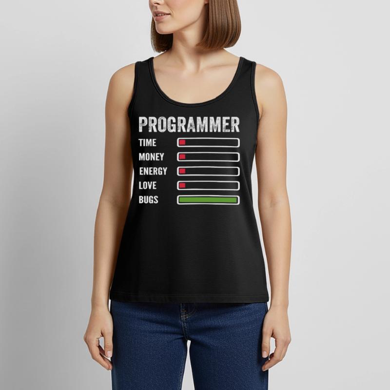Entwickler Humor Programmierer Programmierer Programmierer Frauen Premium Organic Tank Top
