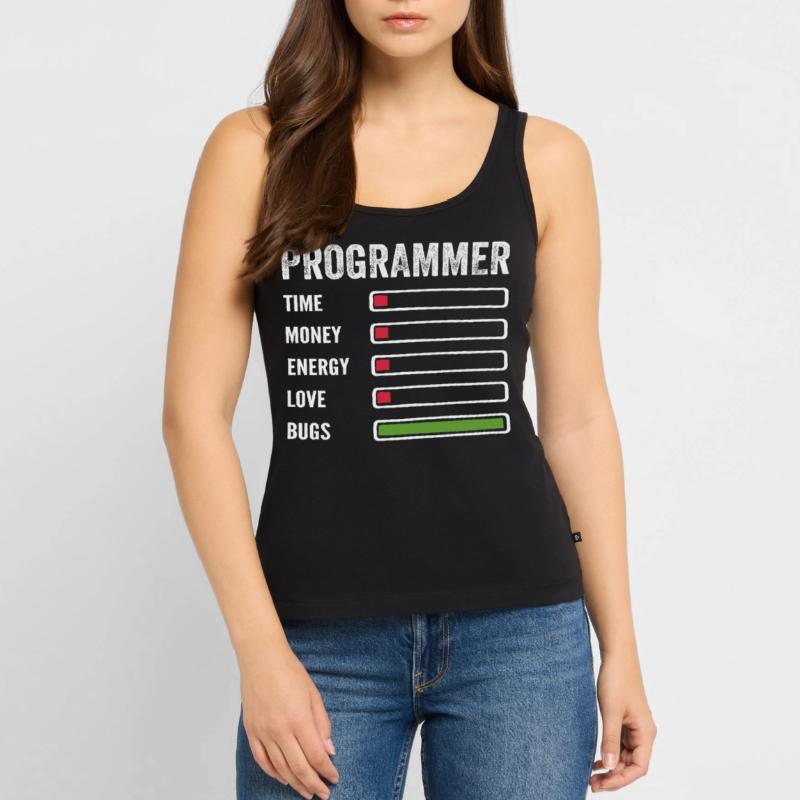 Entwickler Humor Programmierer Programmierer Programmierer Frauen Premium Organic Tank Top
