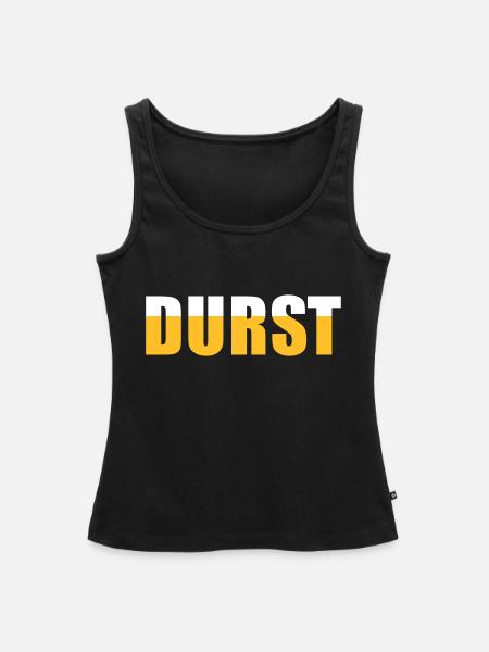 Durst (b) - Frauen Premium Organic Tank Top - Schwarz