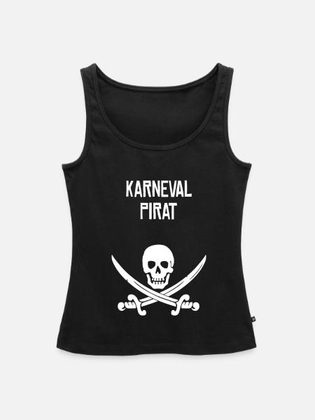 Karneval - Frauen Premium Organic Tank Top - Schwarz