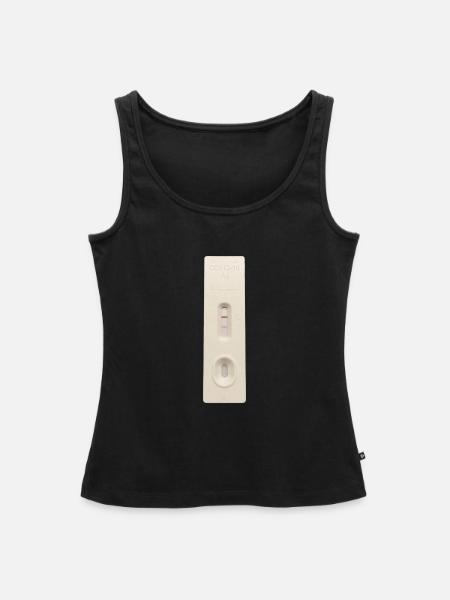 Covid Test - Frauen Premium Organic Tank Top - Schwarz