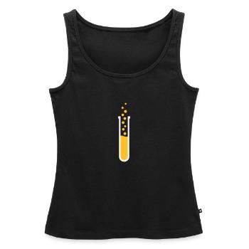 Chemistry - Women’s Premium Organic Tank top - black - Front - AI Model Female 172 light (172cm)