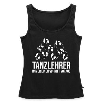 Tanzen Tänzer Tanz - Frauen Premium Organic Tank Top - Schwarz - Vorne - AI Model Female 172 light (172cm)