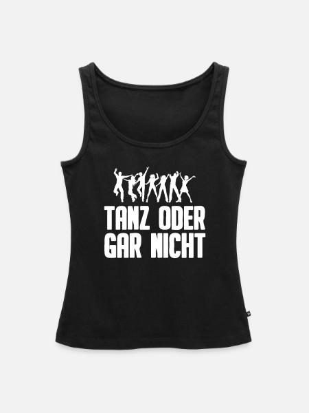 Tanzen Tänzer Tanz - Frauen Premium Organic Tank Top - Schwarz