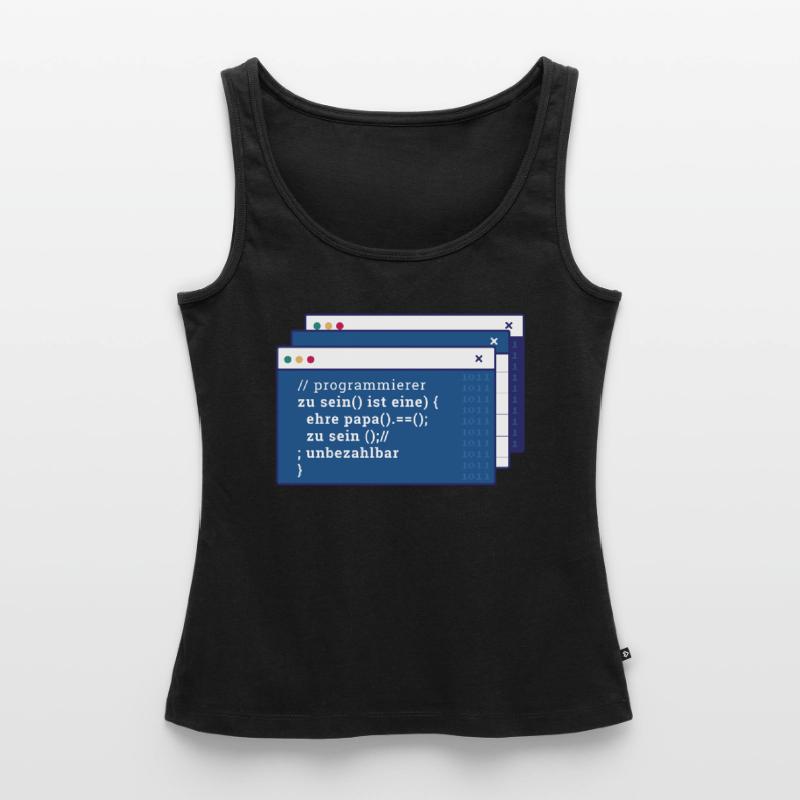 Developer Coder Programmer Father Women’s Premium Organic Tank top