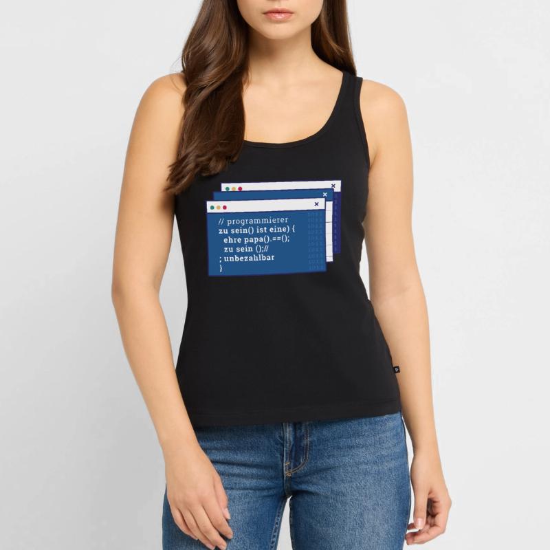 Developer Coder Programmer Father Women’s Premium Organic Tank top
