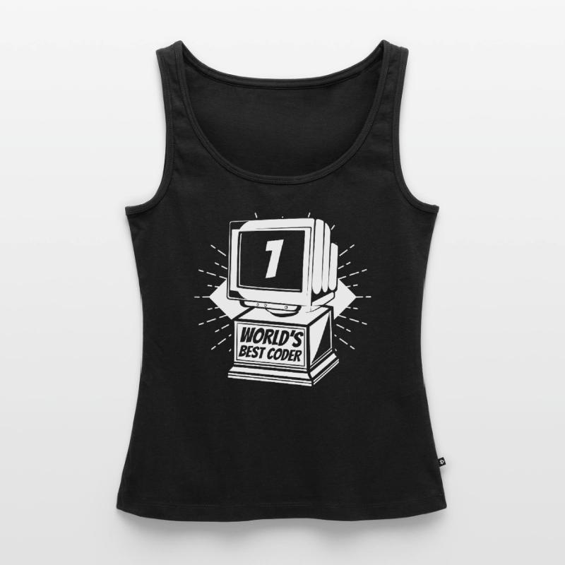 Developer Coder Programmer Worlds Best Coder Women’s Premium Organic Tank top