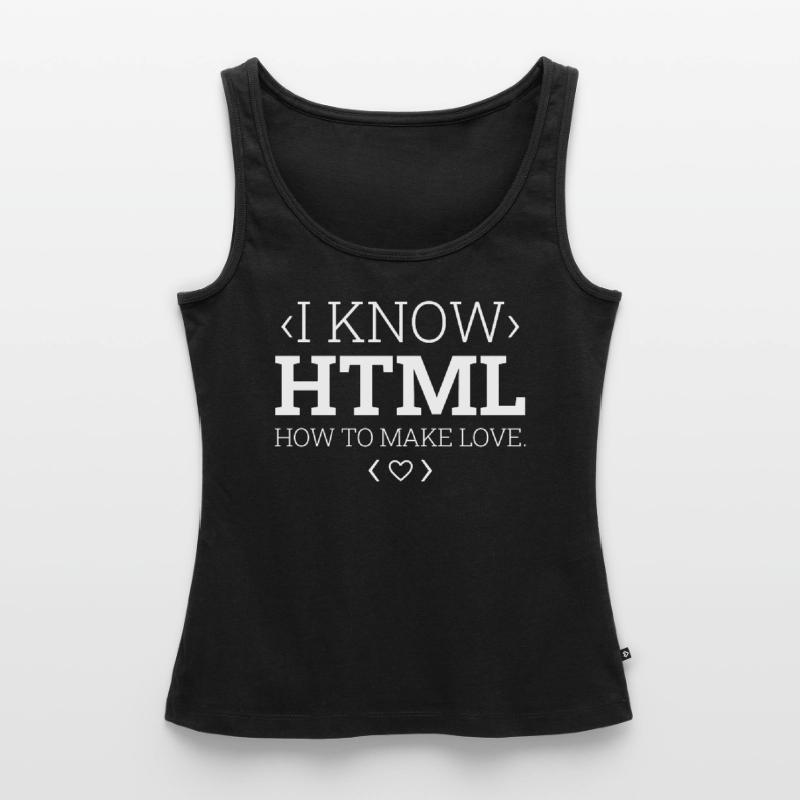 Entwickler Coder Programmierer Html Frauen Premium Organic Tank Top