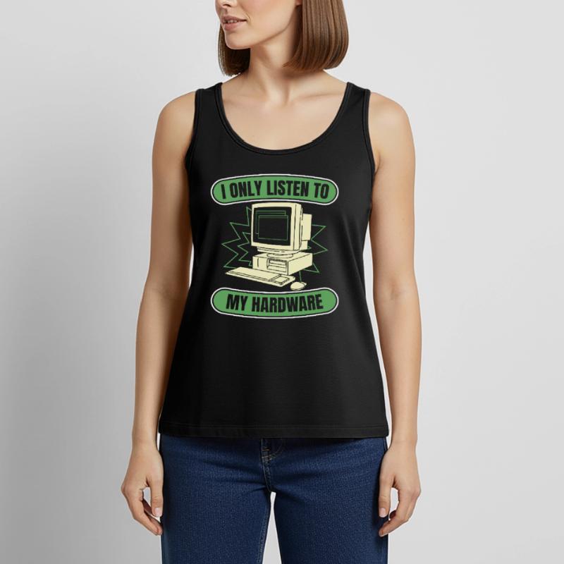 Entwickler Coder Programmierer Hardware Frauen Premium Organic Tank Top