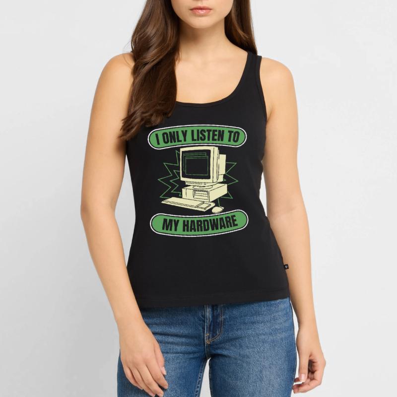 Entwickler Coder Programmierer Hardware Frauen Premium Organic Tank Top