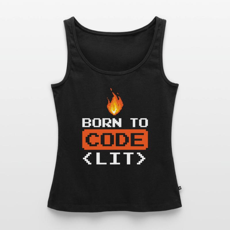 Developer Coder Programmer Funny Women’s Premium Organic Tank top