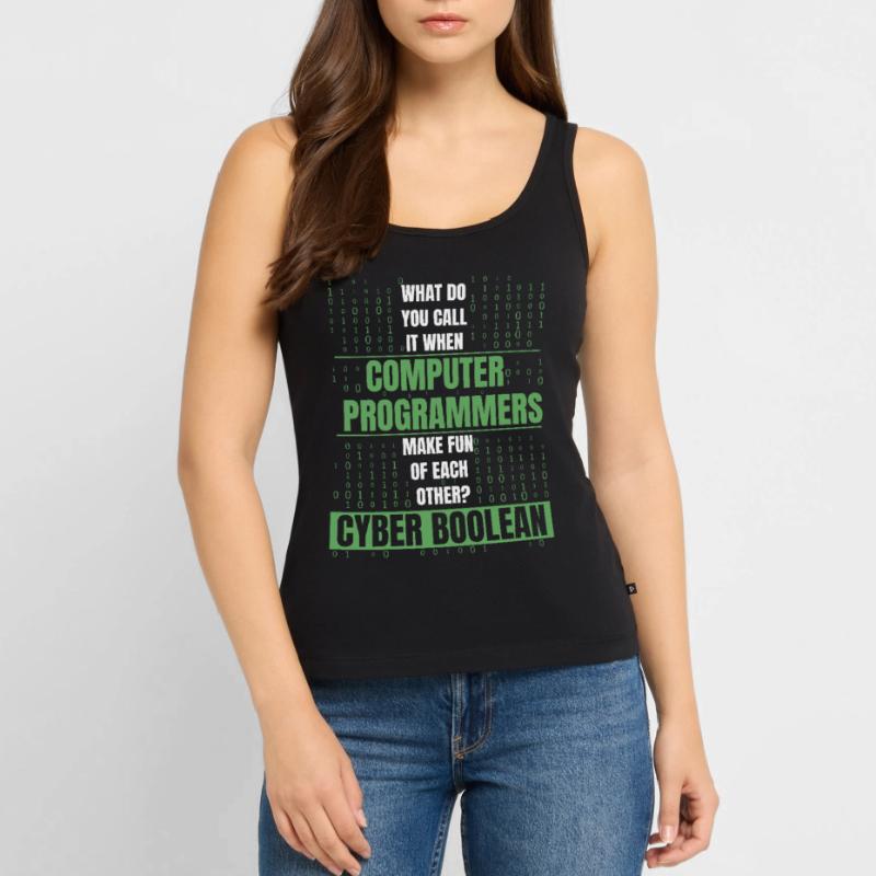 Developer Coder Programmer Funny Women’s Premium Organic Tank top