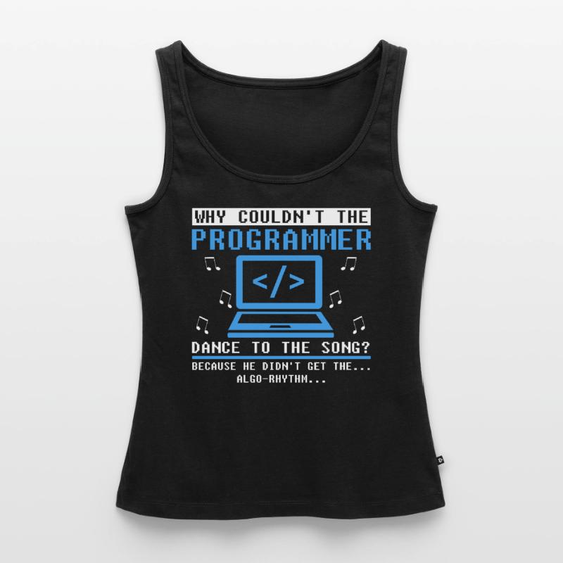 Développeur Coder Programmeur Comic Coding Débardeur bio Premium Femme