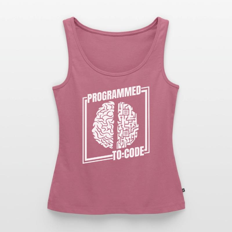Developer Coder Programmer Funny Women’s Premium Organic Tank top