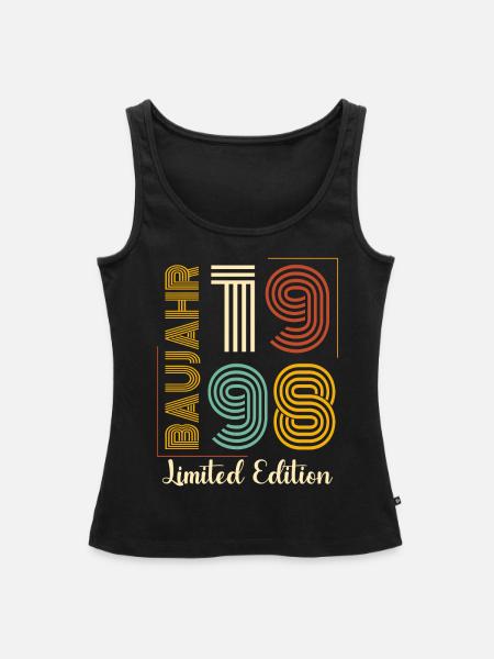 Baujahr 1998 - Frauen Premium Organic Tank Top - Schwarz