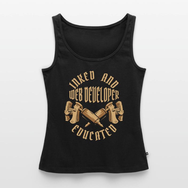 Web Developer Webdeveloper Tattoo Women’s Premium Organic Tank top