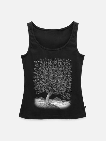 Yggdrasil - Frauen Premium Organic Tank Top - Schwarz