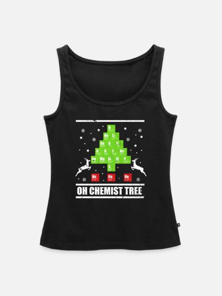 Chemiker - Frauen Premium Organic Tank Top - Schwarz