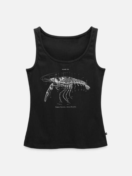 Shrimp - Frauen Premium Organic Tank Top - Schwarz