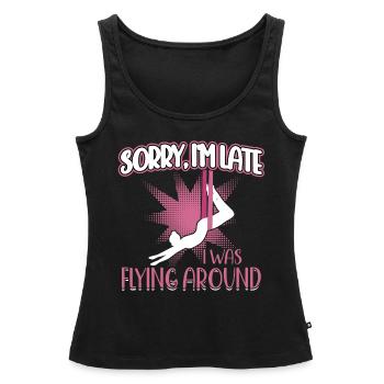 I Was Flying Around - Aerialist - Frauen Premium Organic Tank Top - Schwarz - Vorne - AI Model Female 172 light (172cm)