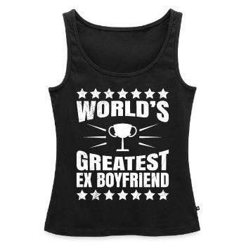 Ex Boyfriend Exfreund Trennungsparty Trennung - Frauen Premium Organic Tank Top - Schwarz - Vorne - AI Model Female 172 light (172cm)